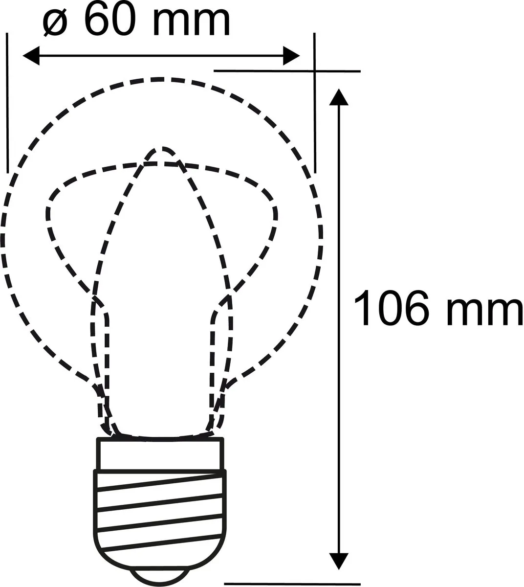 Paulmann LED-gloeilamp Filament E27 1,3W 40lm - Rood
