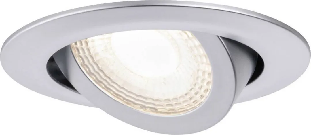 Paulmann LED Inbouwspot Set 3 - Chroom Mat - 3000K - 3 Stuks
