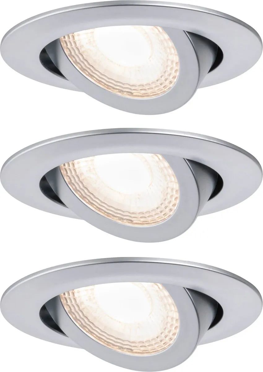 Paulmann LED Inbouwspot Set 3