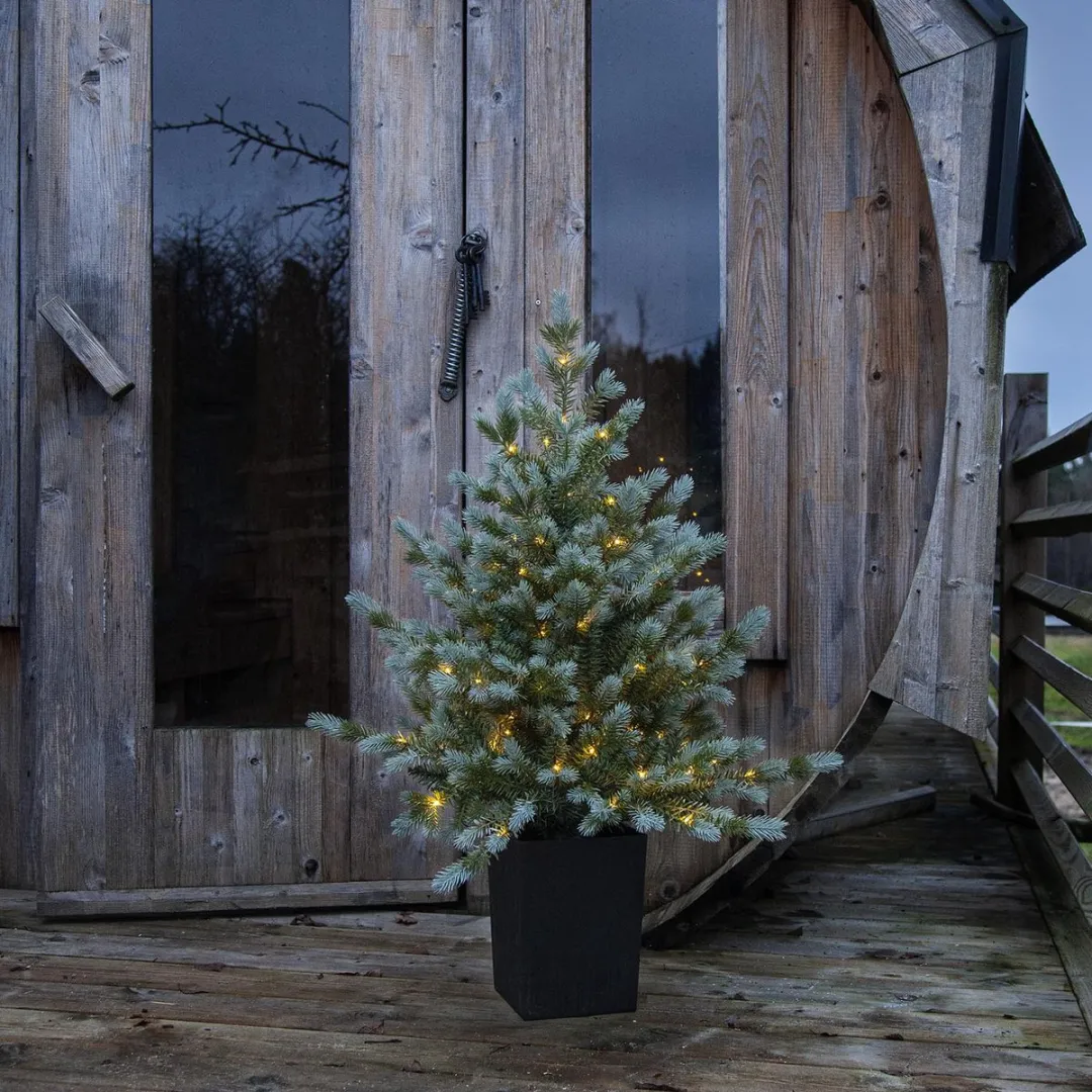 Star Trading Greyland LED Kerstboom 95cm - Warm wit - Buiten - Timer