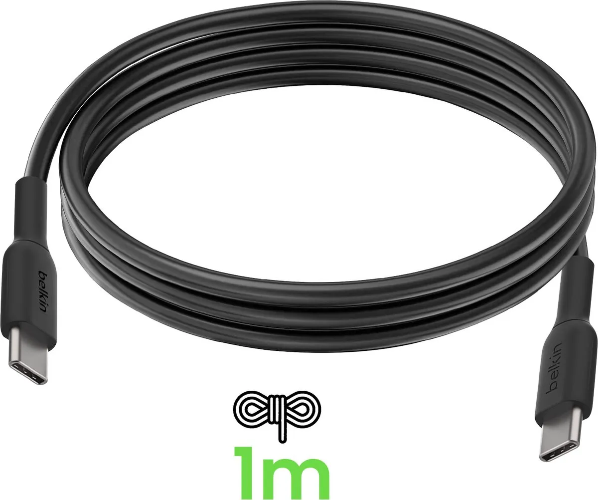 Belkin BoostCharge Hybride 25W Powerbank + USB-C Oplader - 5000mAh - Zwart