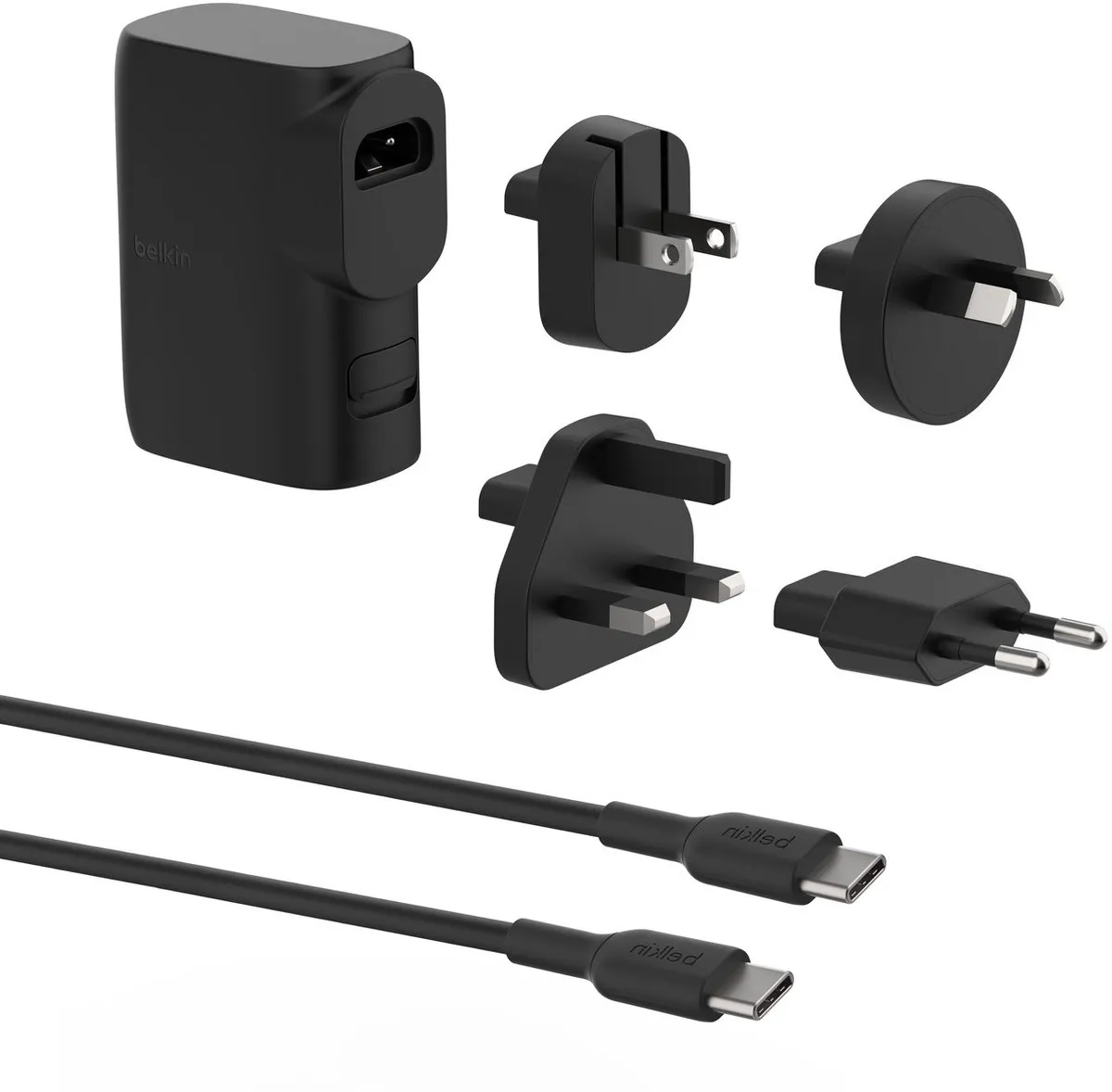 Belkin BoostCharge Hybride 25W Powerbank + USB-C Oplader - 5000mAh - Zwart - afbeelding 6 van 6