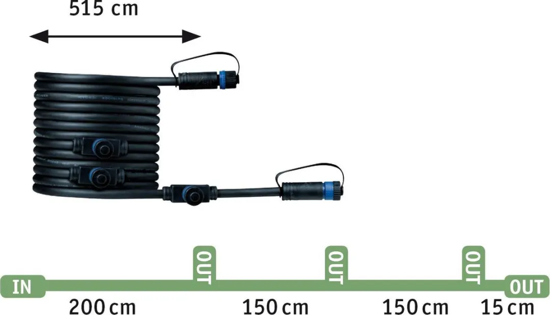 Paulmann Plug & Shine LED Tuinspots Sting Basisset 3x6,4W 3000K - Antraciet