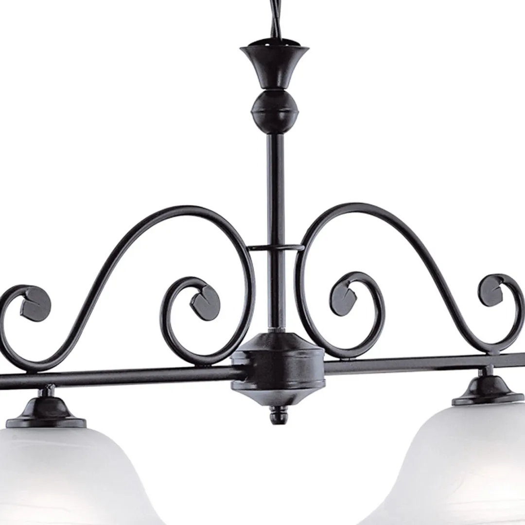 Eglo Murcia Hanglamp 2 Lichts - Zwart/Wit