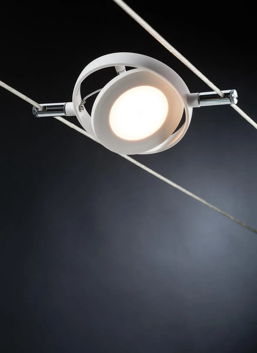 Paulmann RoundMac Kabelsysteem LED - 6x4.3W - Mat wit