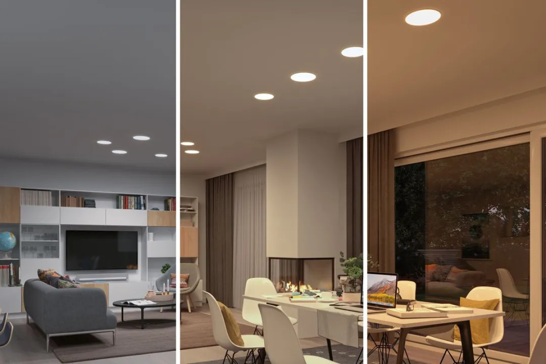 Paulmann VariFit Veluna LED-inbouwpaneel 14W 1000lm - Ø18.5cm Transparant - afbeelding 5 van 6