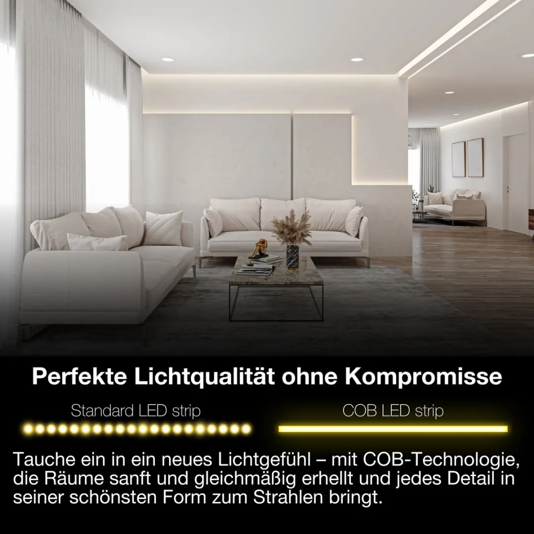 Osram Smart+ Wifi COB Strips 3m - Tunable White - Geel