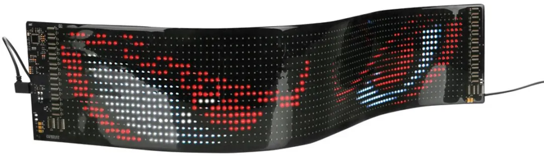 Lampa Smart LED-paneel 512 LED 70x173mm - Zwart