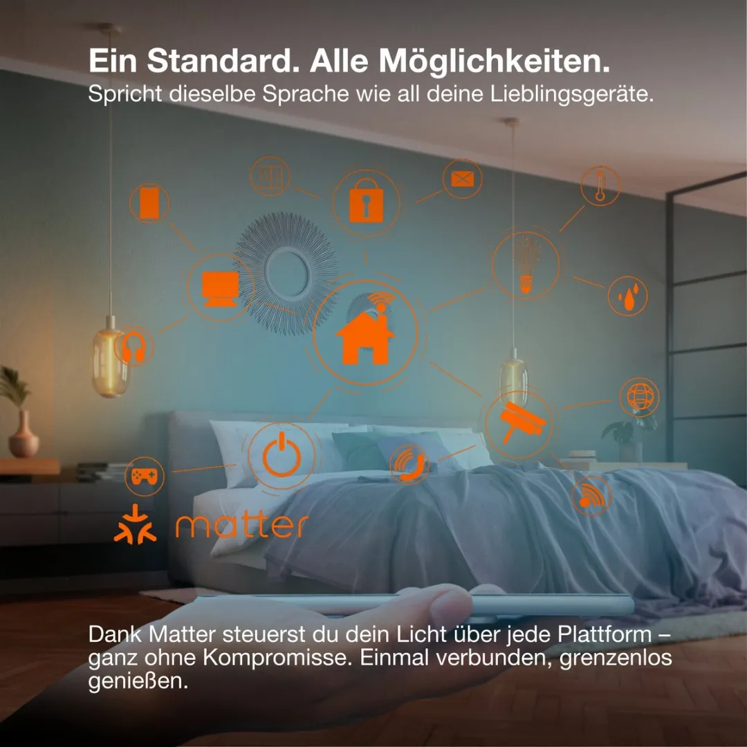Osram SMART+ P40 RGBW E27 LED-lamp - Mat - 4,9W
