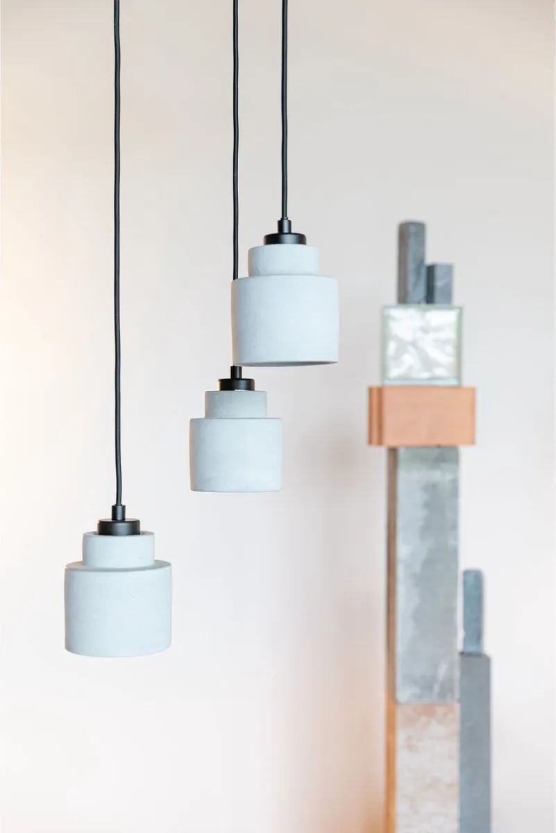 Zuiver Left Hanglamp Beton 11x11cm - Grijs - afbeelding 6 van 6