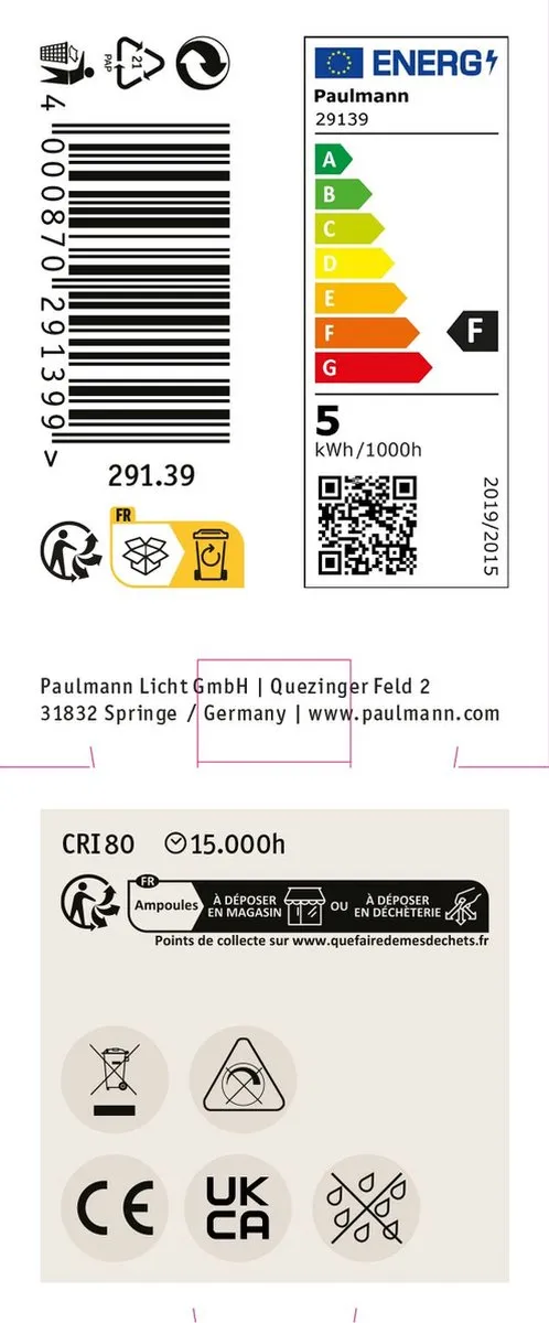 Paulmann LED Reflector GU4 4,2W 345lm 2700K - Zilver
