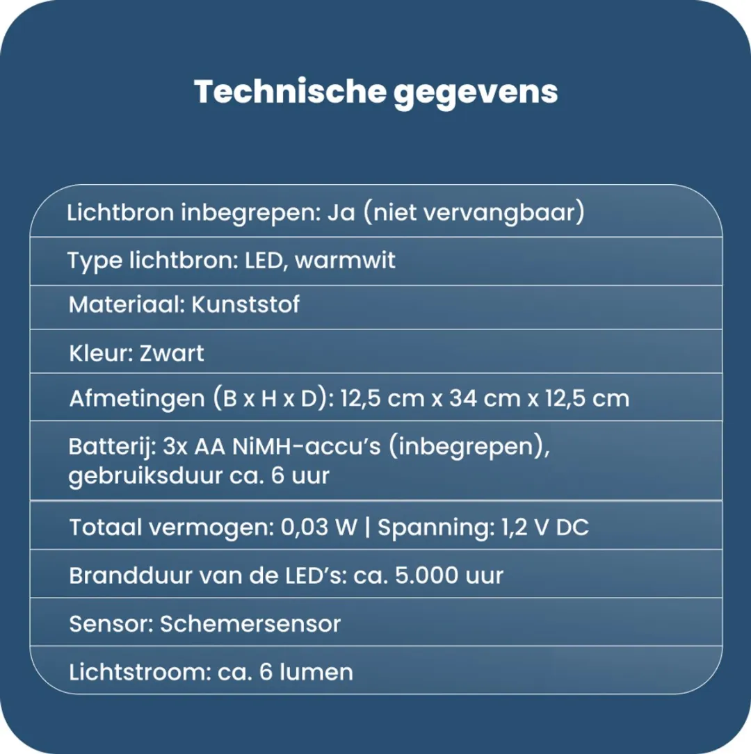 Star Trading Bollard Grondverlichting LED 0,03W - 3 Stuks