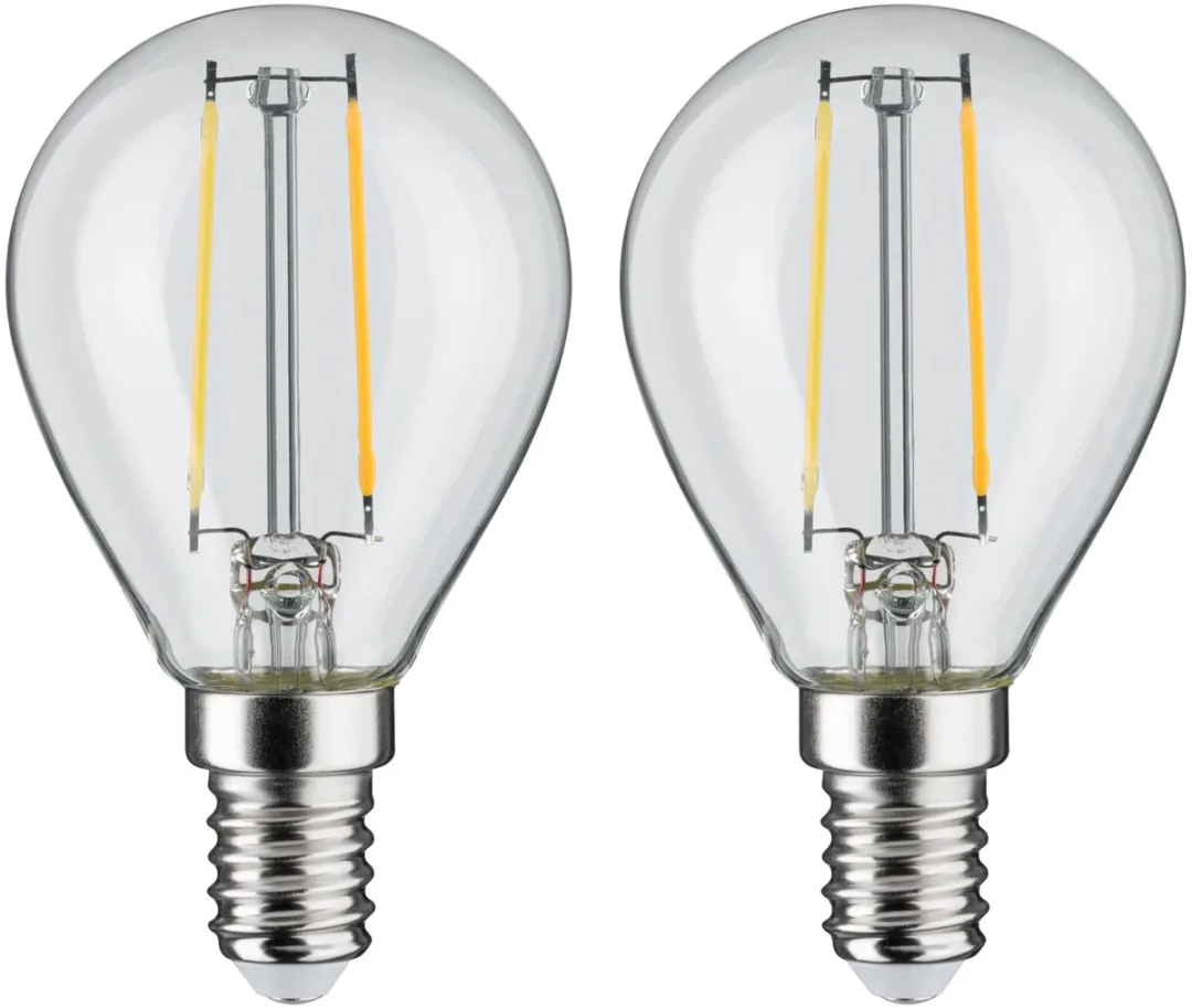 Paulmann Filament LED Kogellamp E14 2x2,7W 2700K - 2 Stuks