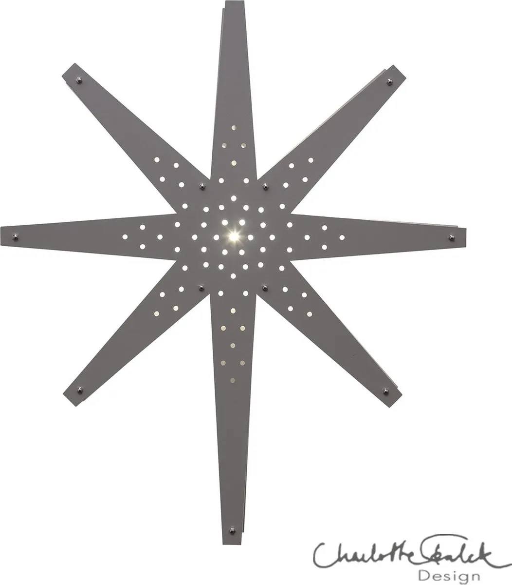 Star Trading Houten Ster Hanglamp 'Tall' 70cm