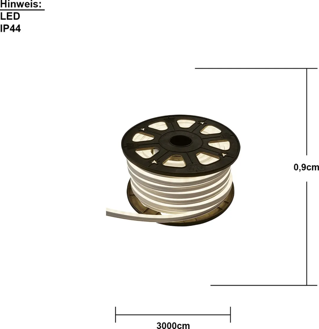 Star Trading Neoled Reel LED Koordlamp - 240W - 30m - Mat - Neutraal wit