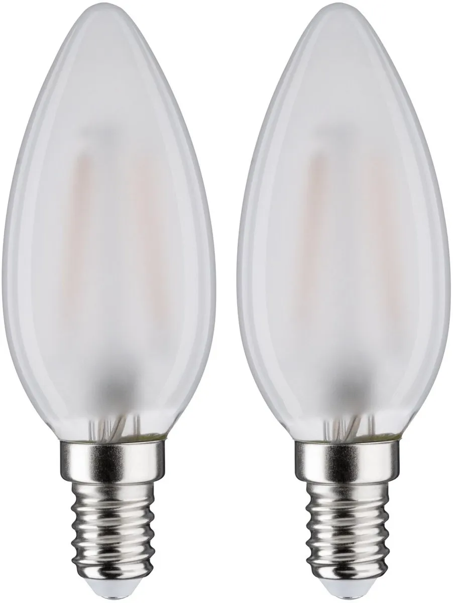 Paulmann Filament LED Kaars E14 2x3W 2700K - 2 Stuks