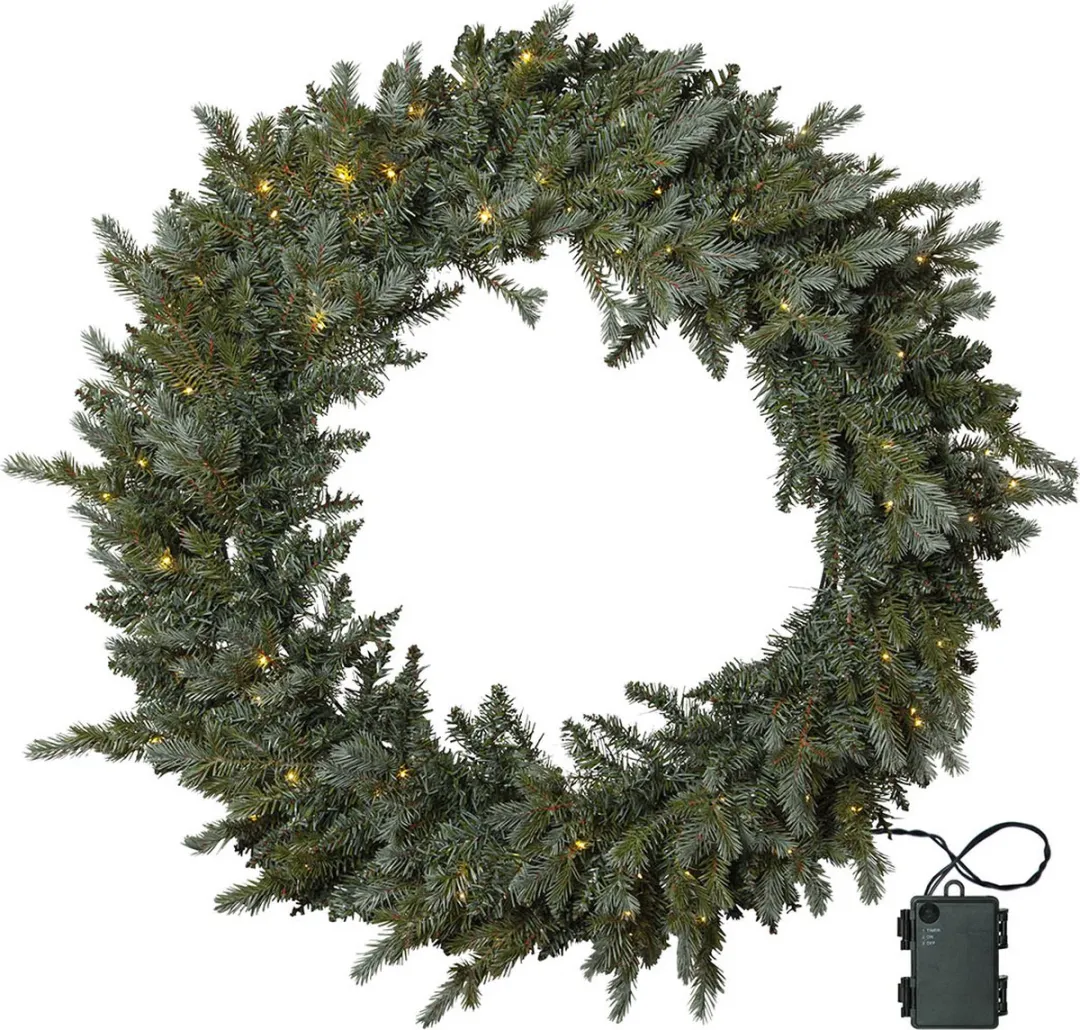 Star Trading LED Kerstkrans Greyland 100cm