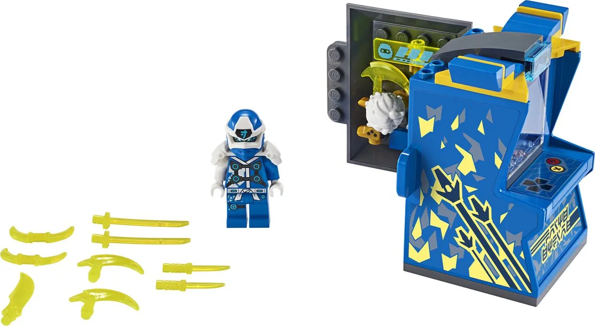 LEGO Ninjago Arcade Pod Jay Avatar 71715 - Blauw - afbeelding 2 van 6