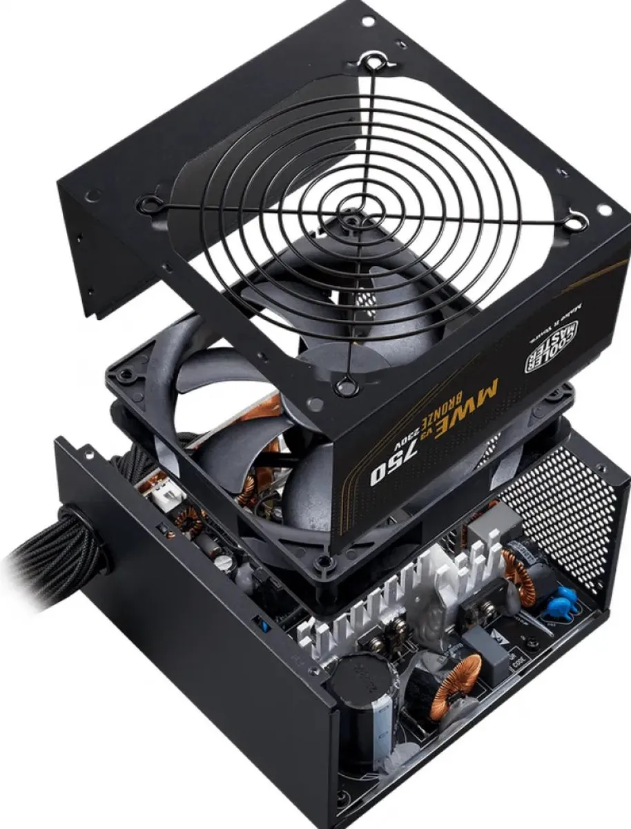 Cooler Master MWE Bronze 750 V3 Voeding - 750W - Zwart