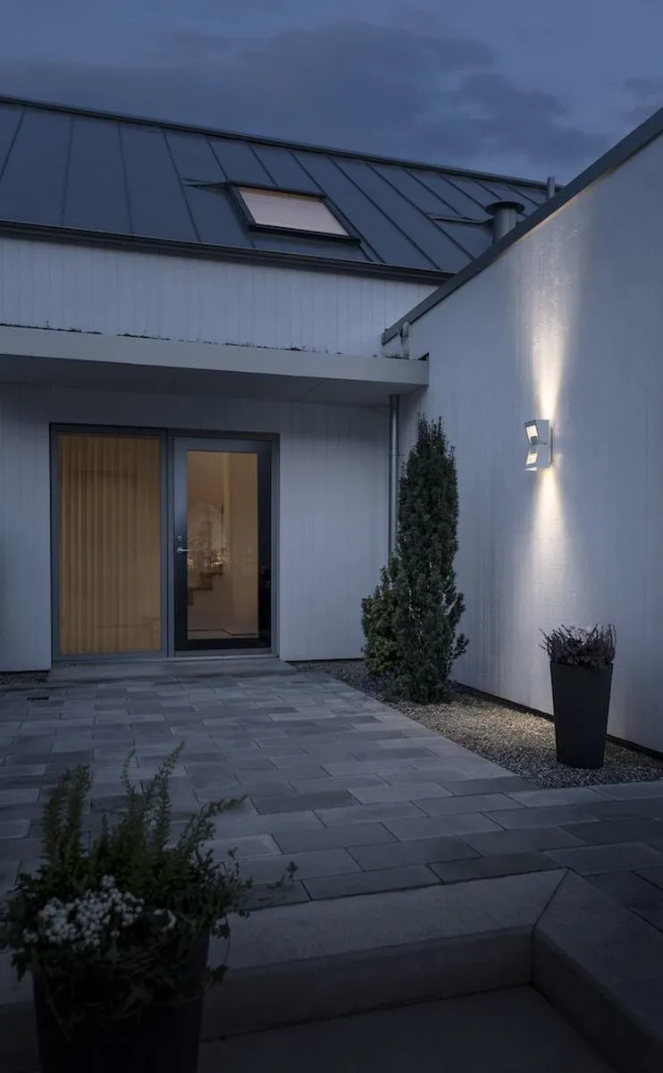 Konstsmide Potenza Wandlamp Buiten 2x GU10 - Antraciet