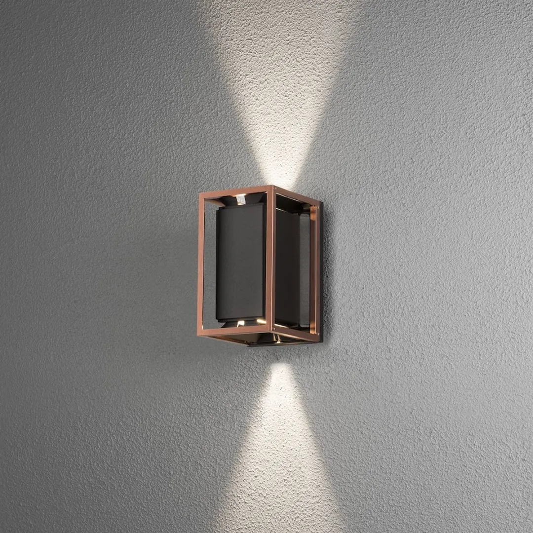 Konstsmide 423-759 Wandverlichting Buiten - 2x8W - Zwart - afbeelding 6 van 6