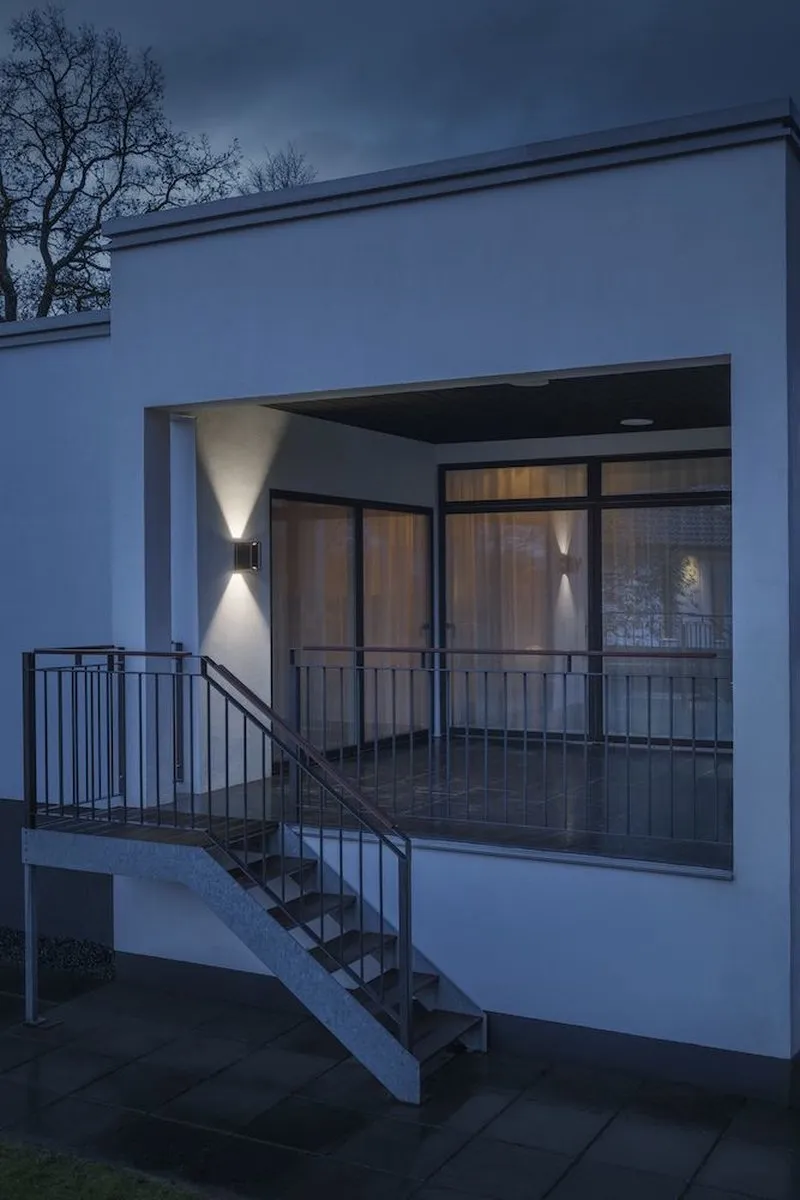 Konstsmide 423-759 Wandverlichting Buiten - 2x8W - Zwart