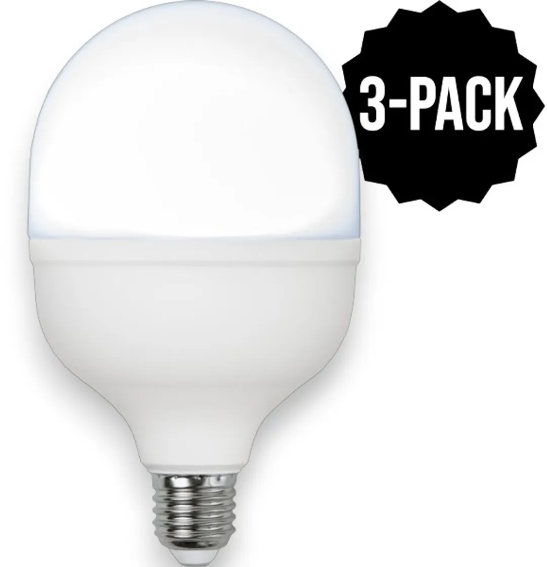 Star Trading Staaflamp 30W 6000K Mat - 3 Stuks