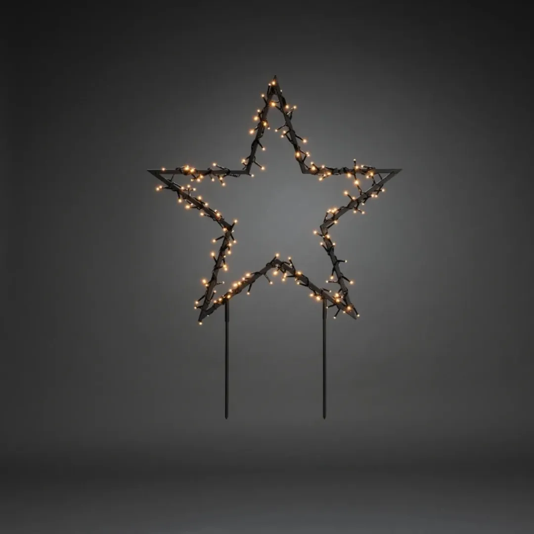 Konstsmide Metalen Ster Warmwit 150 Lichtpunten - 3.6W - 108x65cm