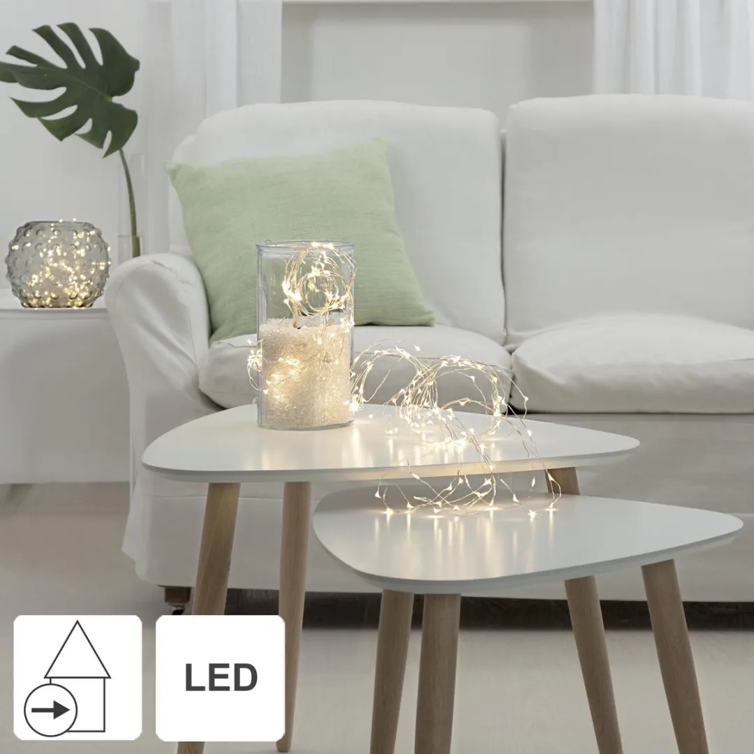 Star Trading Dew Drop Batterij Deco Lichtketting - 1 Lichtpunt