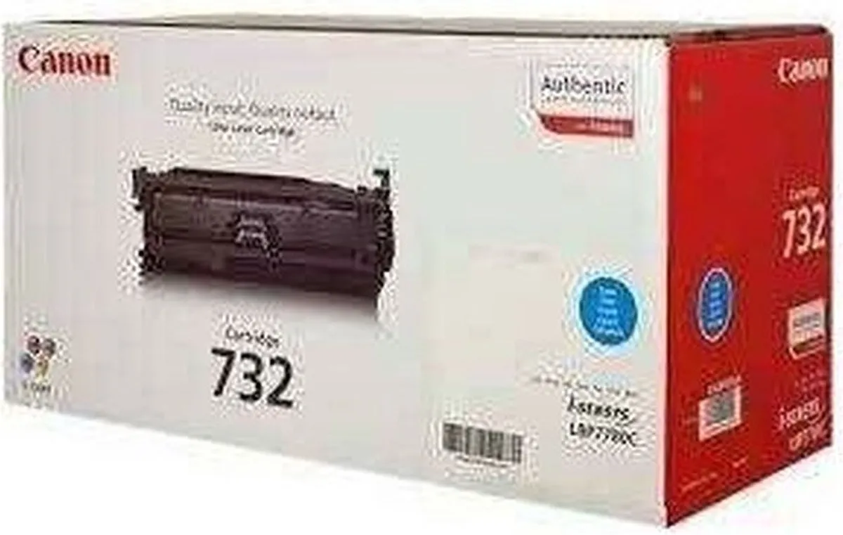 Canon 732C Tonercartridge - Cyaan 6400 Pagina's