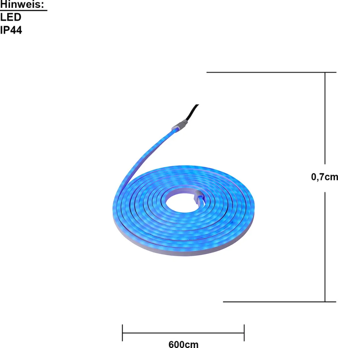 Star Trading Neoled Reel LED Koordlamp Blauw 24W - 6m