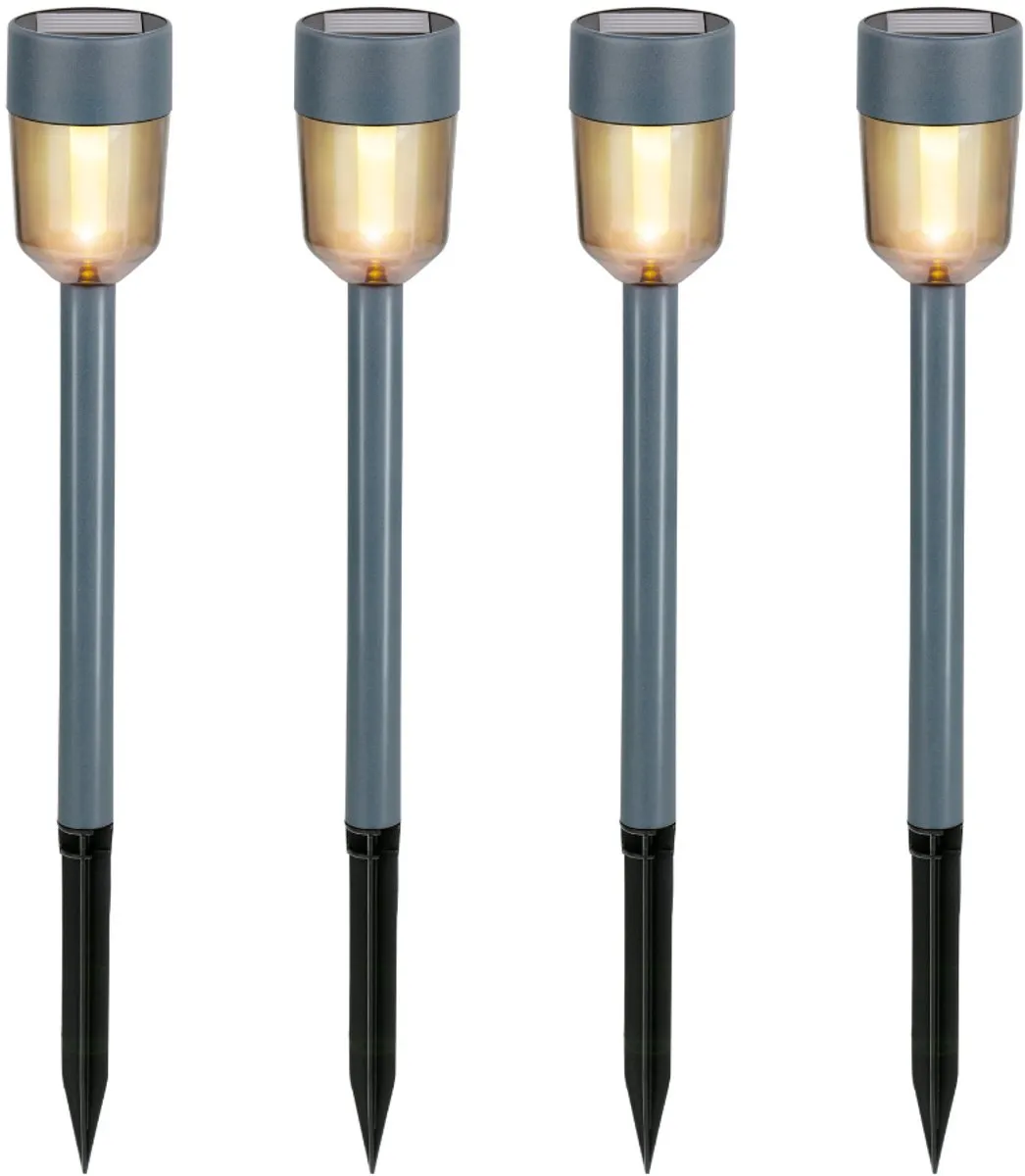 Grundig Solar Tuinverlichting 4 Stuks