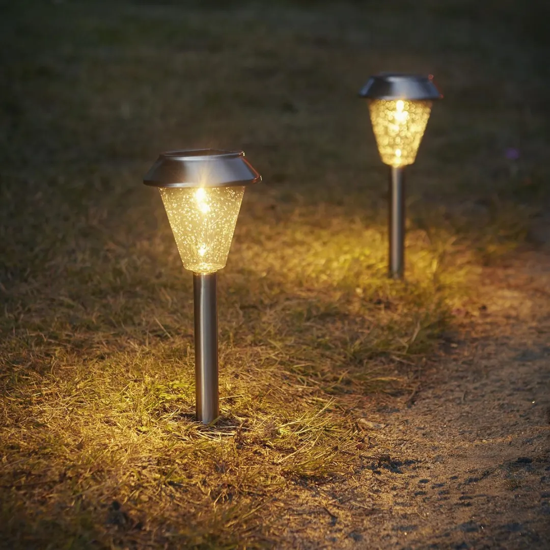 Star Trading Solar Ibiza LED Padverlichting 12 Stuks - 29cm