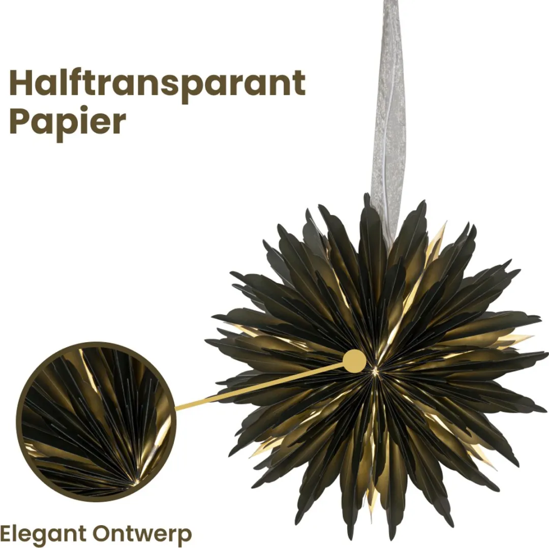 Star Trading Papierster Dis Groen 40cm - afbeelding 3 van 6