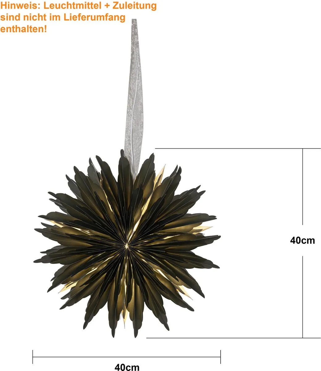 Star Trading Papierster Dis Groen 40cm - afbeelding 5 van 6