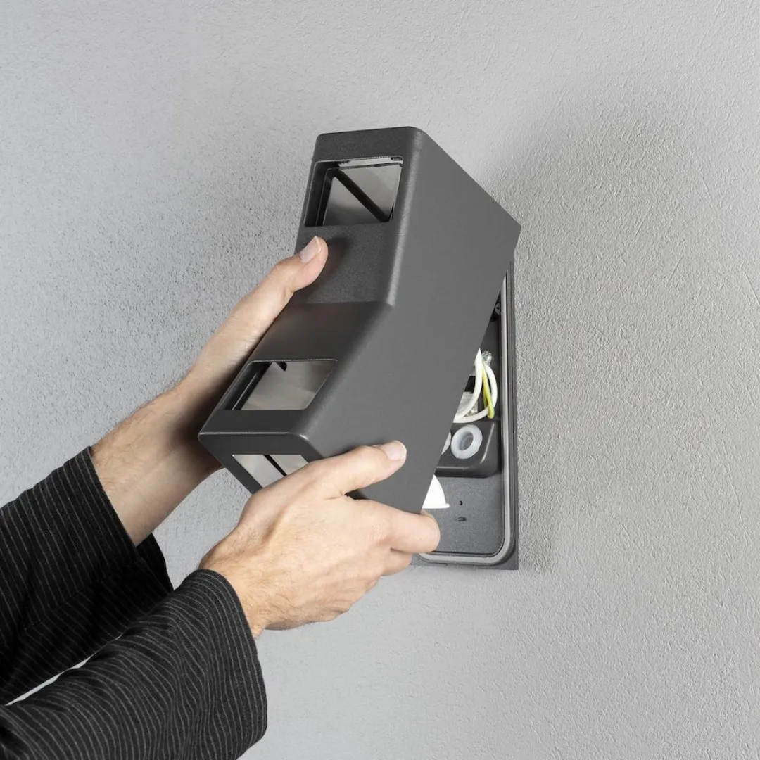 Konstsmide 7956-370 Wandverlichting Buiten - 2x35W - Antraciet - afbeelding 3 van 6