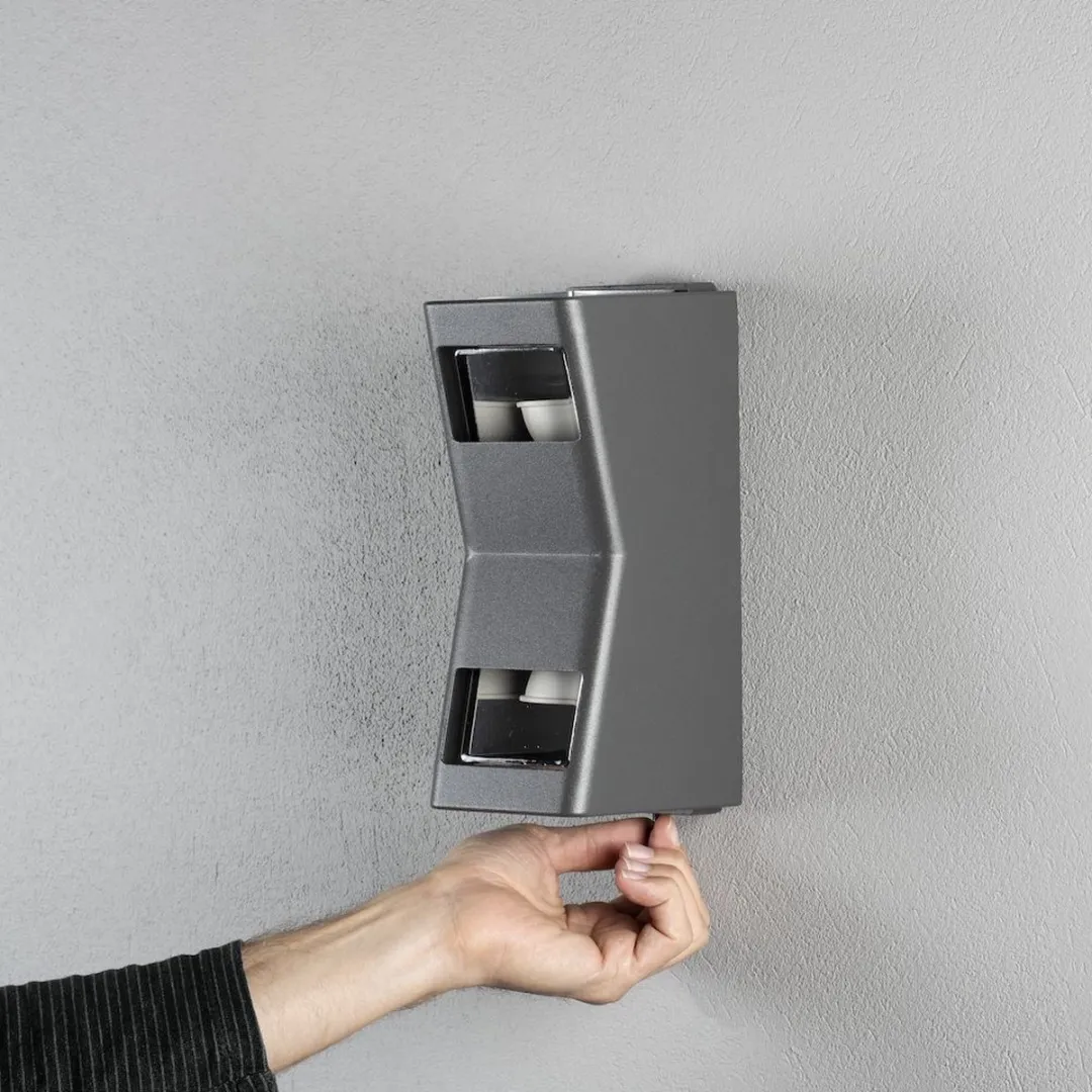 Konstsmide 7956-370 Wandverlichting Buiten - 2x35W - Antraciet - afbeelding 5 van 6