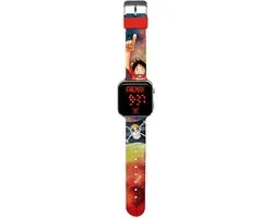 Disney One Piece LED-Horloge - Rood