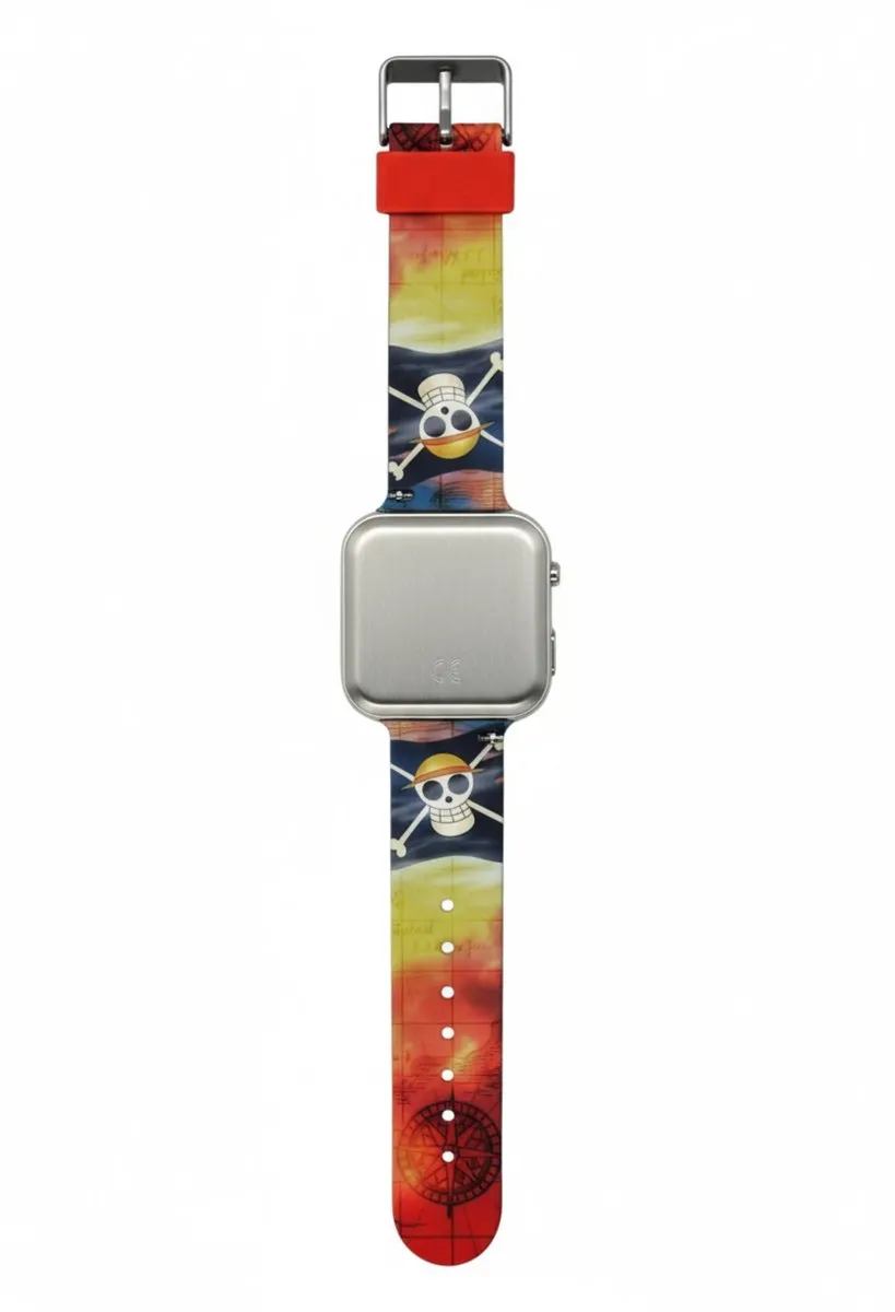 Disney One Piece LED-Horloge - Rood