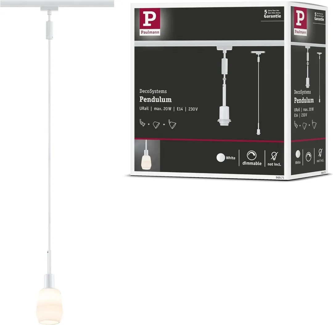Paulmann 96969 Hanglamp E14 - 20W - Chroom - afbeelding 6 van 6