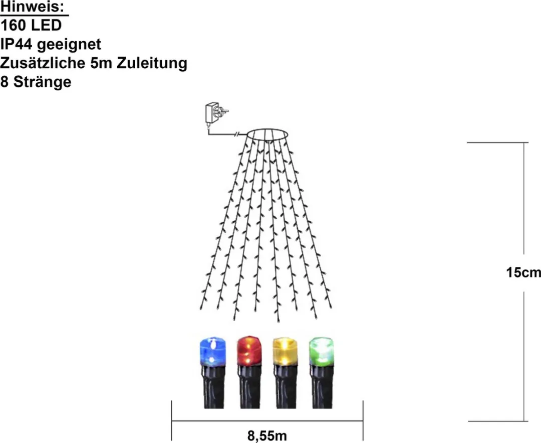 Star Trading Boomketting LED RGB 2.5W - 2m