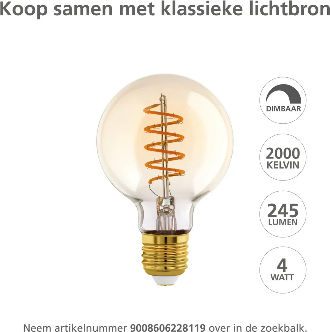 Eglo Romazzina Vloerlamp - 140cm Brons