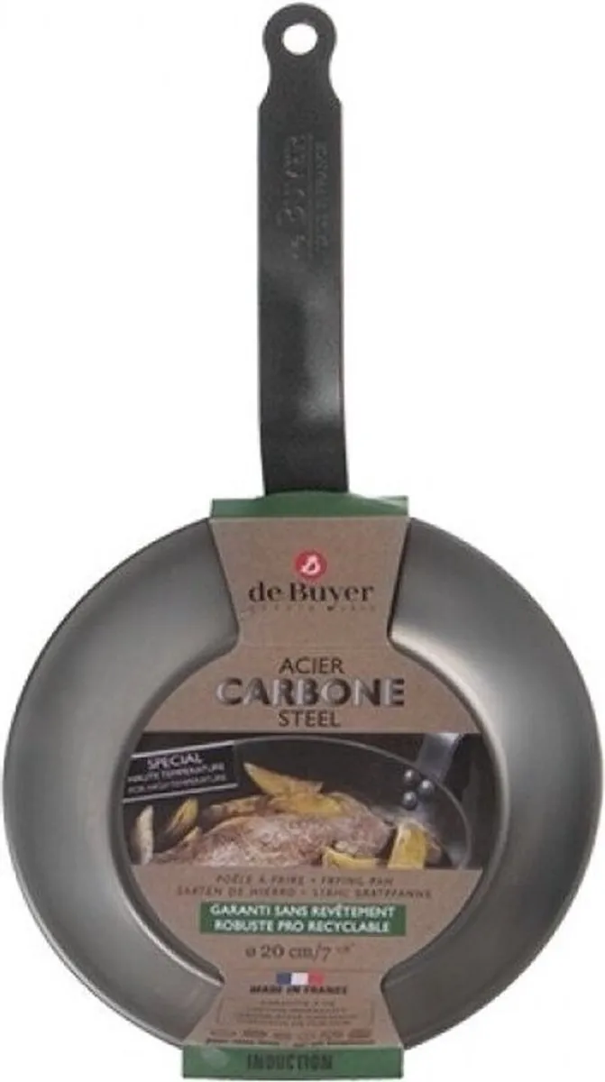 DeBuyer Carbone Plus Koekenpan Ø20cm - Plaatstaal