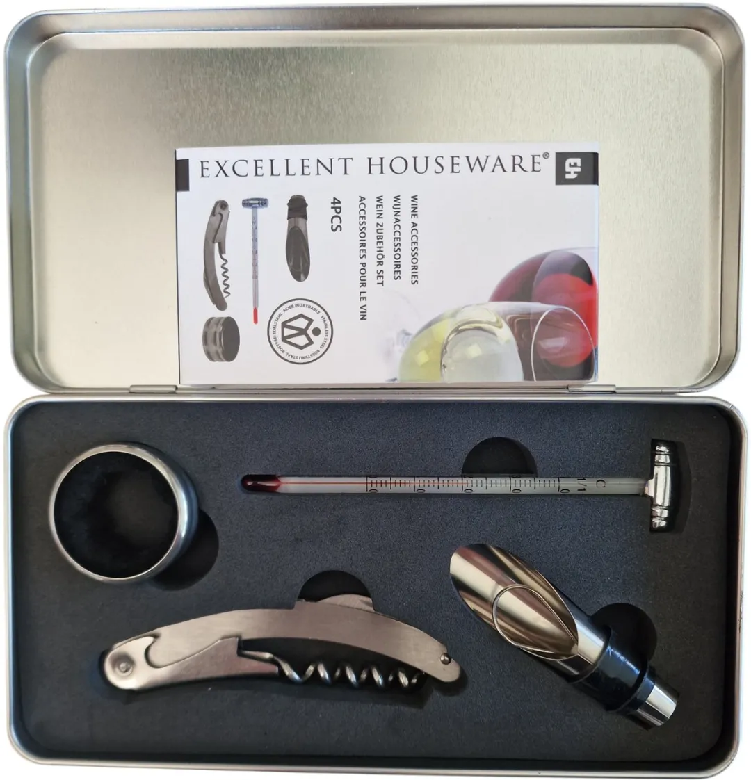 Excellent Houseware Wijnaccessoires Set 5-delig