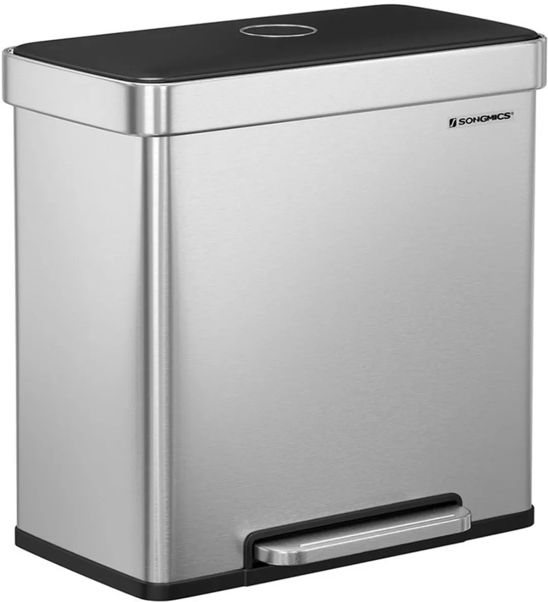 Songmics Keukenprullenbak 2x30L
