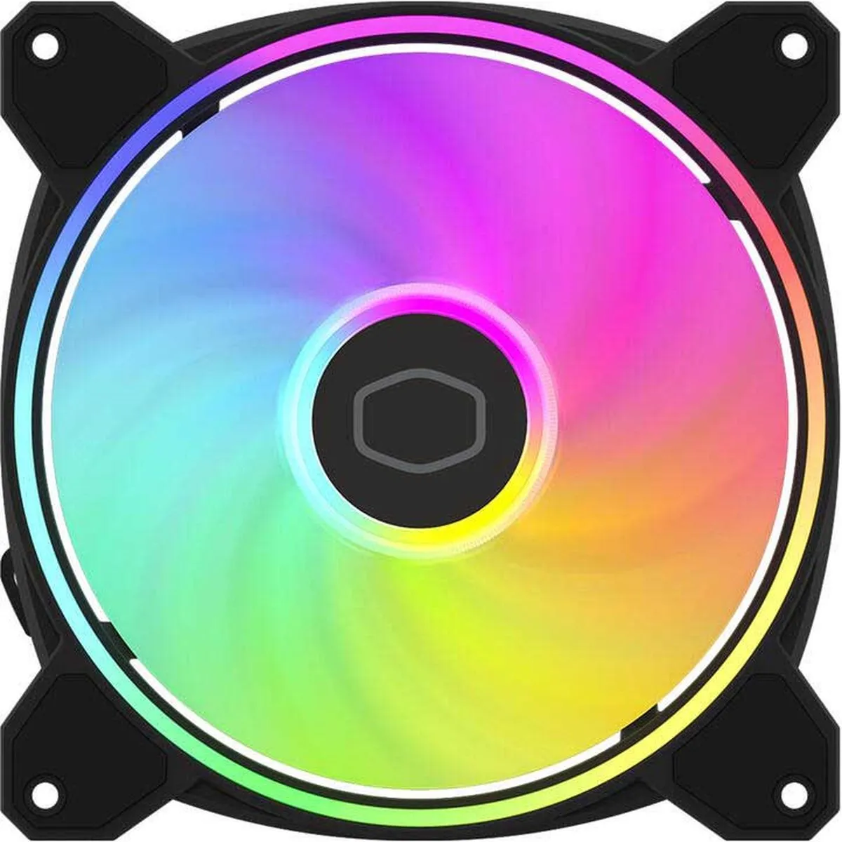 Cooler Master MasterFan MF140 Halo² Ventilator 140mm - ARGB Gen2 - PWM - Zwart/Wit