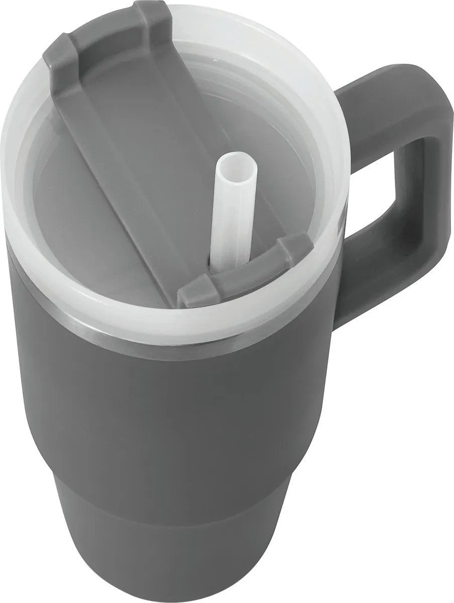 Bellatio Design DELUXE Warmhoudbeker 900ml - Grijs