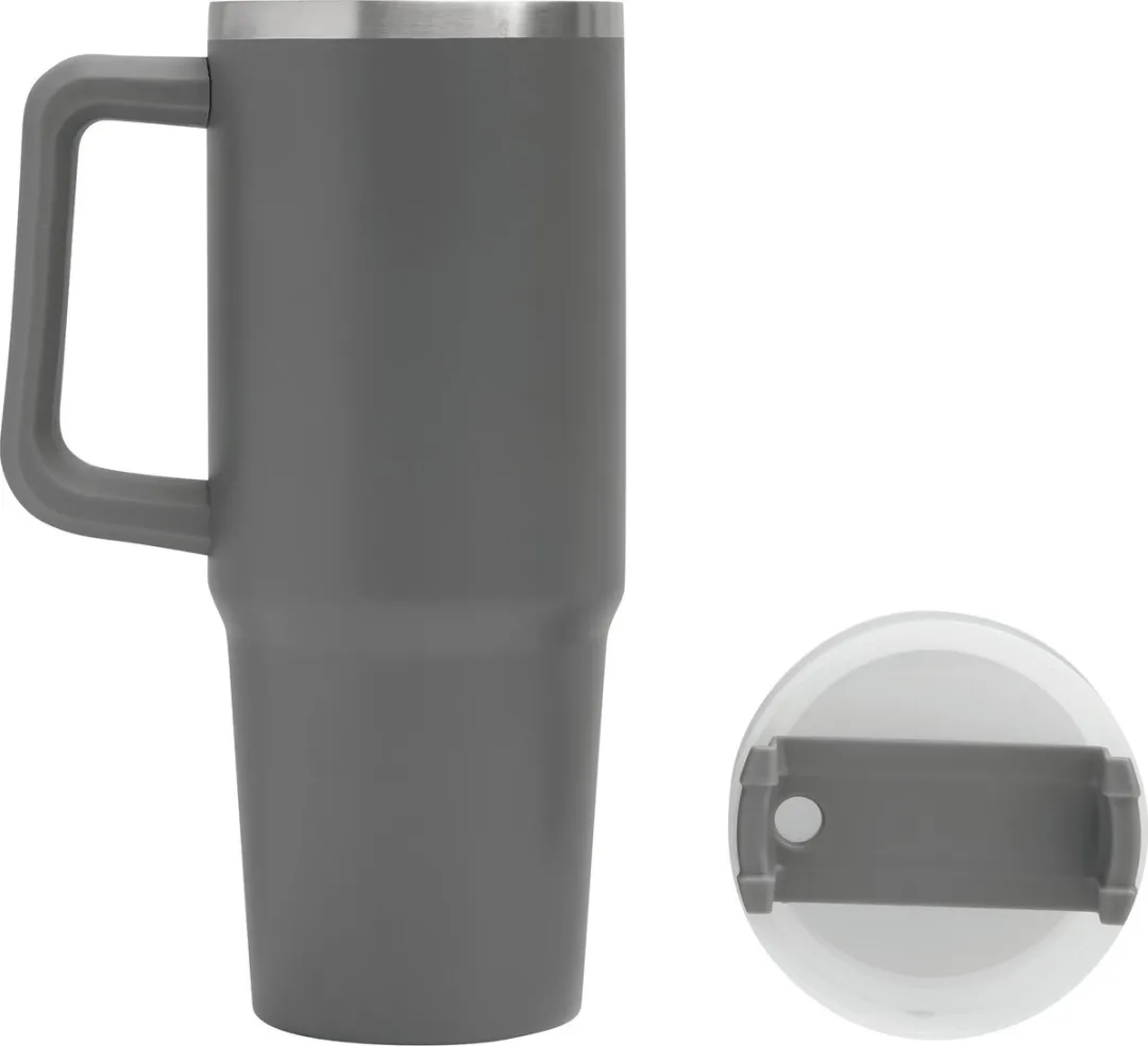 Bellatio Design DELUXE Warmhoudbeker 900ml - Grijs