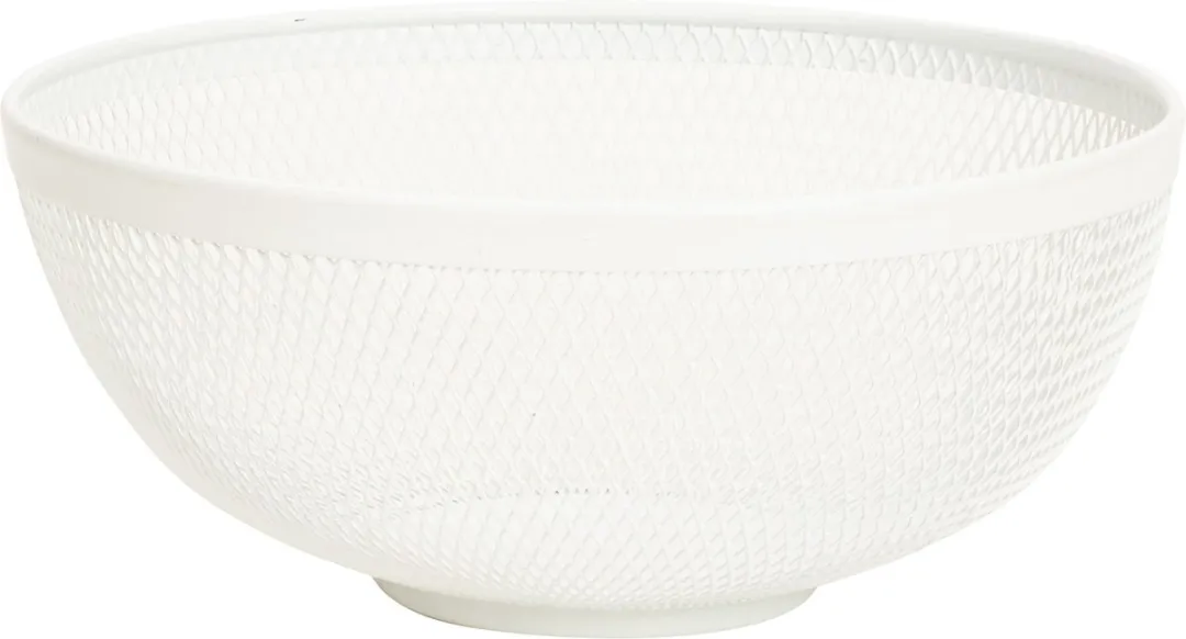 Bellatio Design Draadmand Fruitschaal Wit
