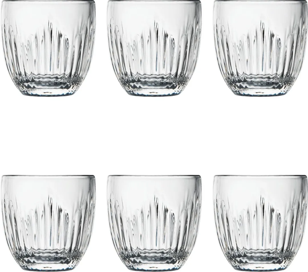 La Rochère Espressoglas 10cl - 6 Stuks - Transparant